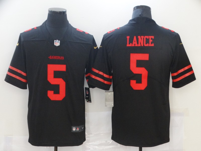 Men San Francisco 49ers #5 Lance Black Nike Vapor Untouchable Limited 2021 NFL Jersey->san francisco 49ers->NFL Jersey